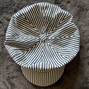 Denim & Cream Retro Train Cap